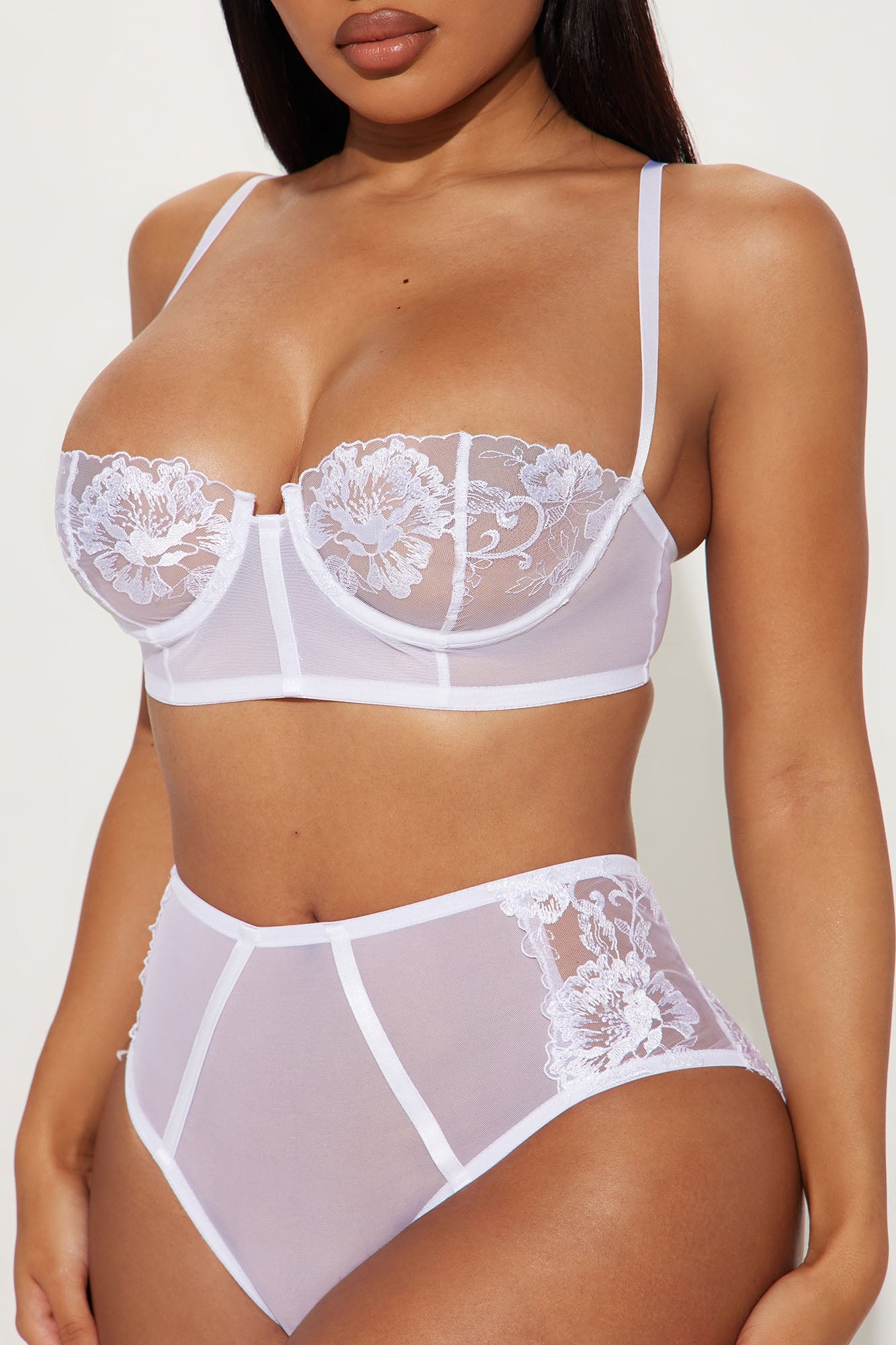 Allure Amore Lace 2 Piece Set - White