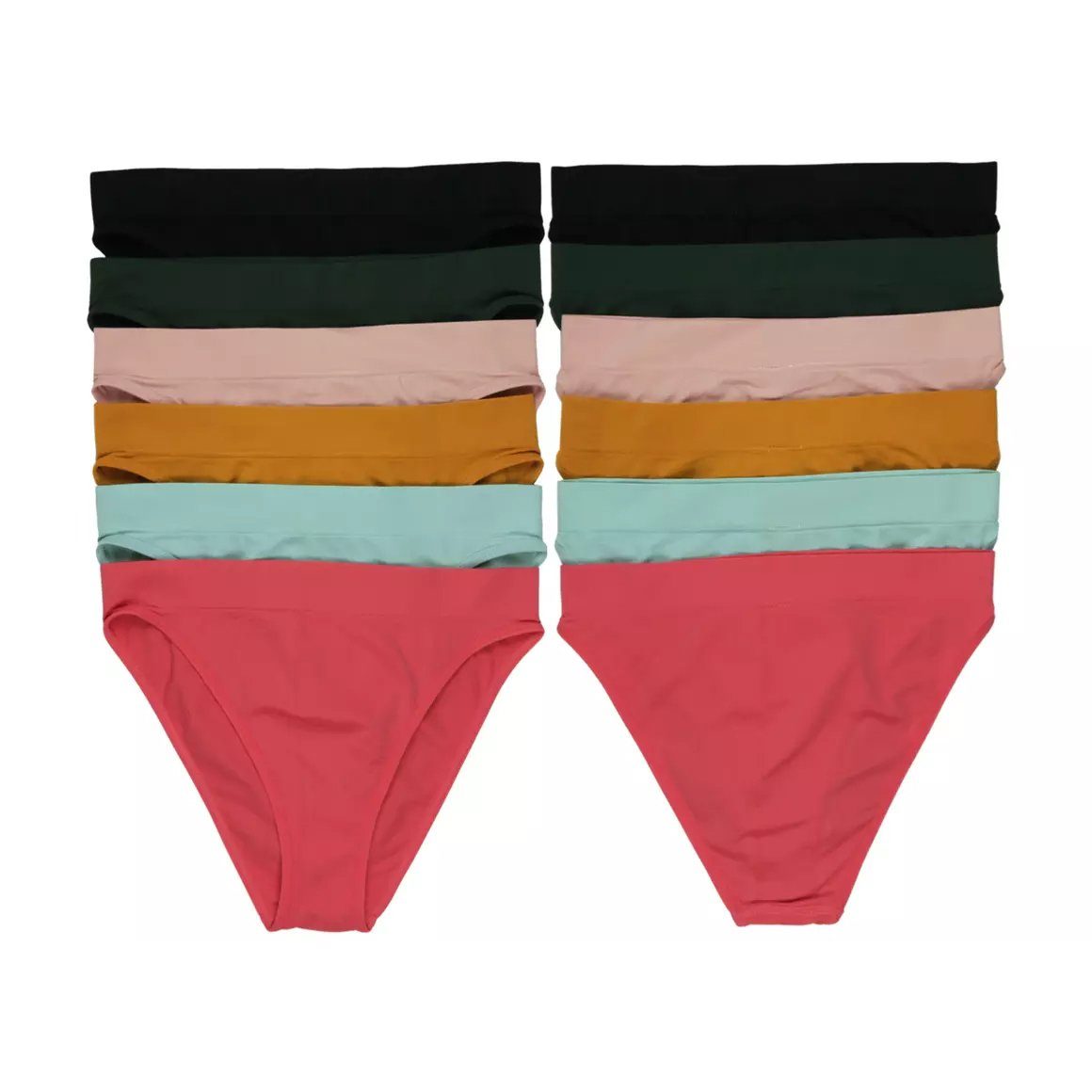 6-Pack: Women's Seamless Stretch Panties