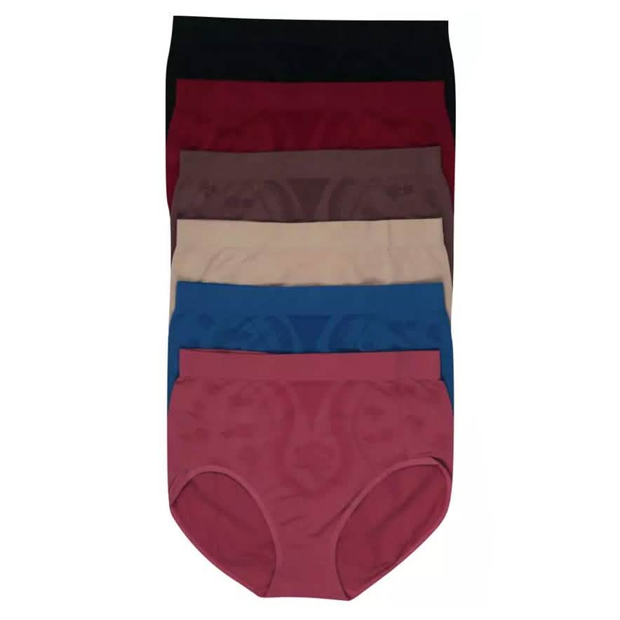 6-Pack: Women's Smoother Full Brief Panty Women's Clothing 2X - DailySale