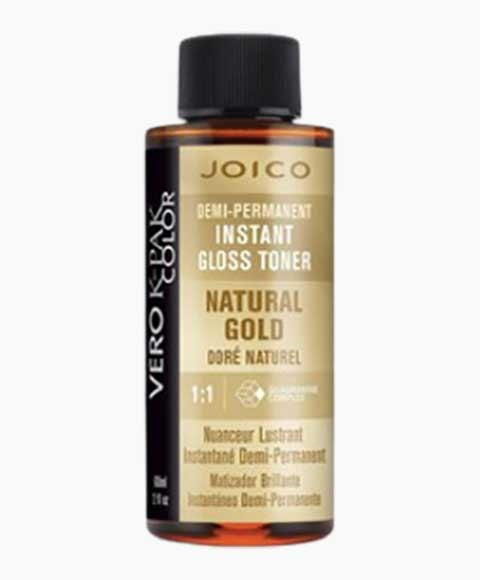 Vero K Pak Color Demi Permament Instant Gloss Toner Natural Gold