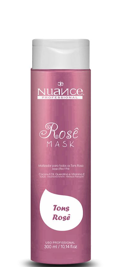 Brazilian Capillary Treatment Rose Hair Mask Shades Pearl Effect 300ml - Nuance