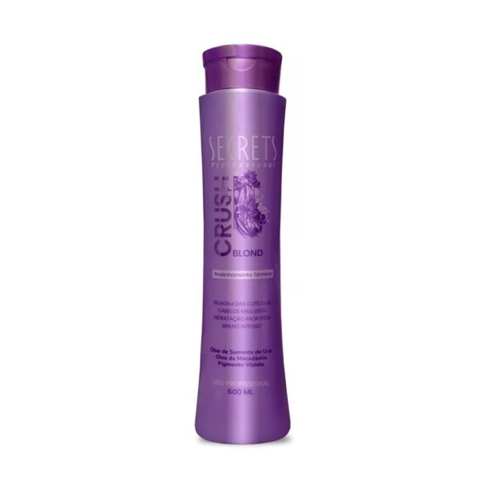 Blond Crush Anti Frizz Thermal Realignment Sealing Hair Straightening 500ml - Secrets