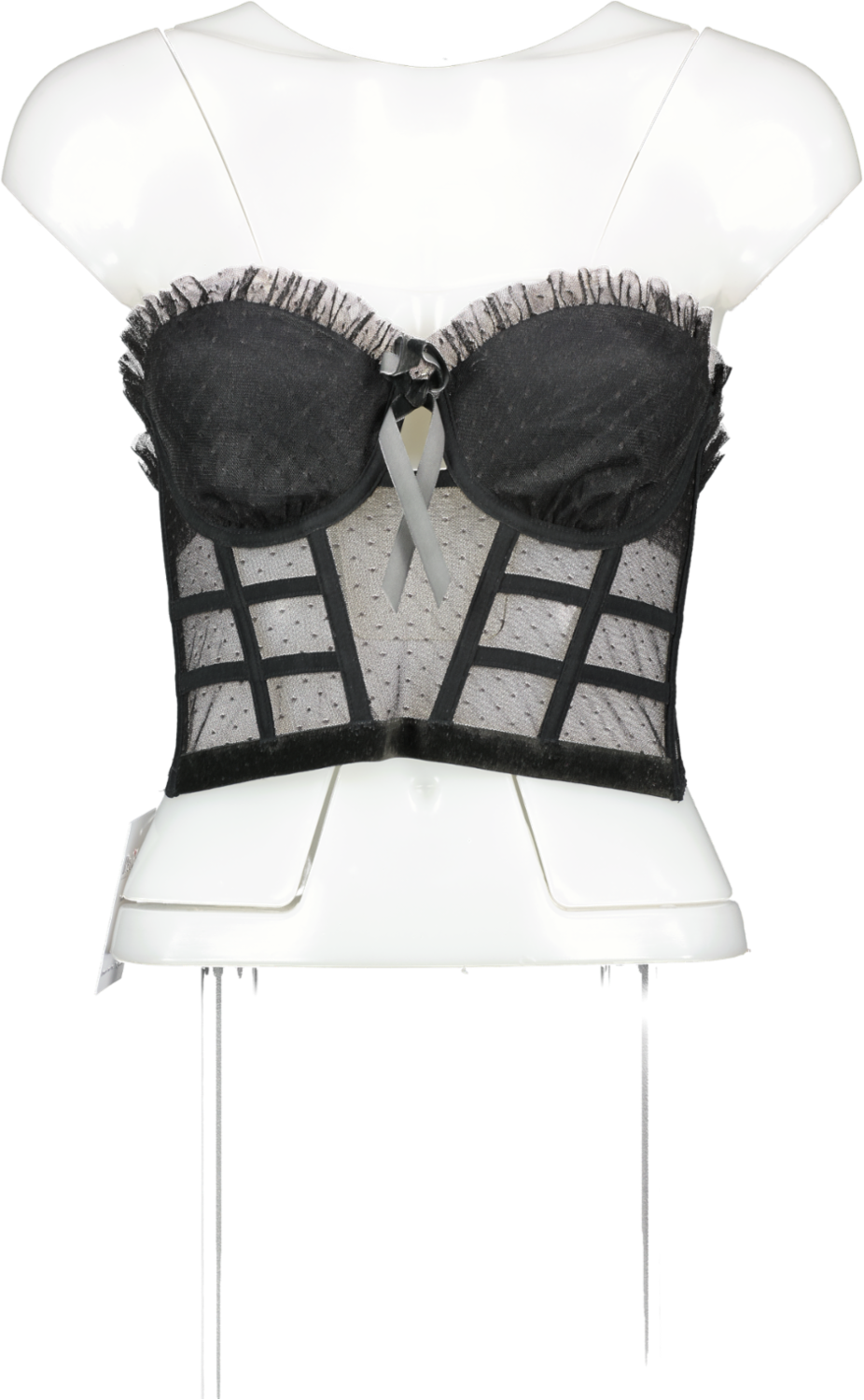 Victoria's Secret Black Dream Angels Corset Bra Top BNWT UK 32C