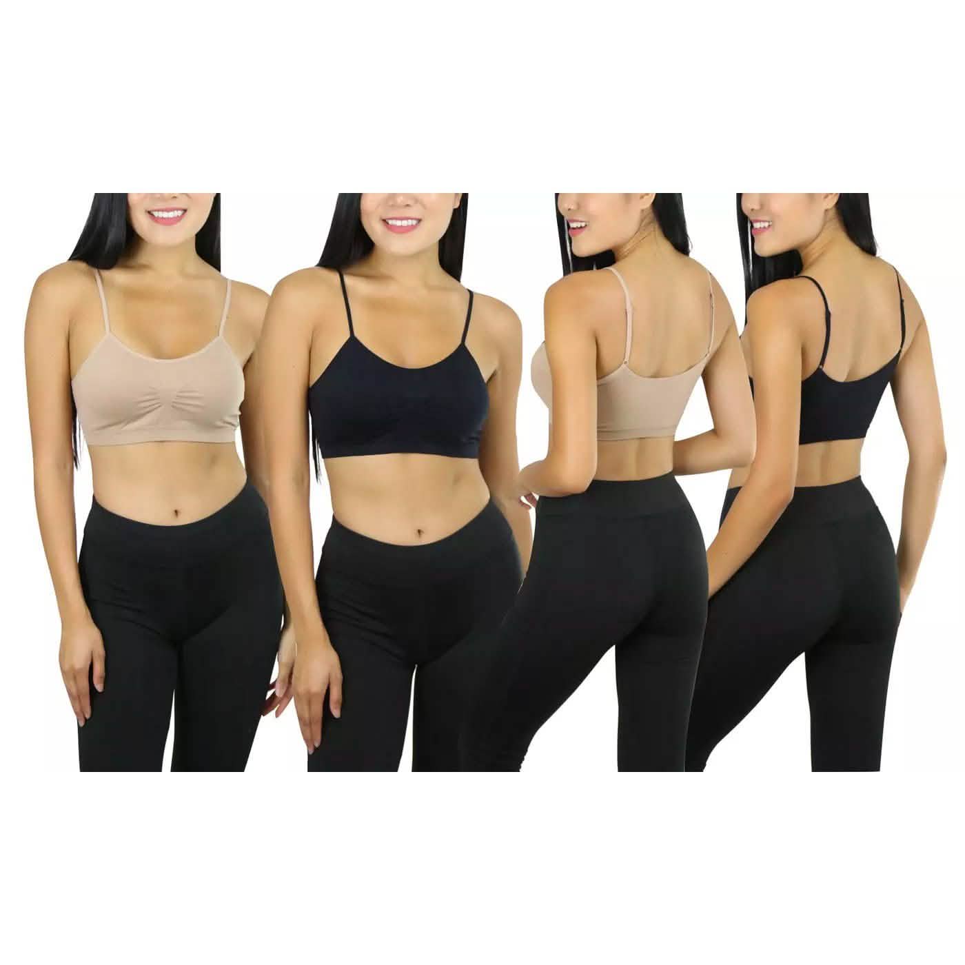 6-Pack: Lounging Everyday Padded Bralettes