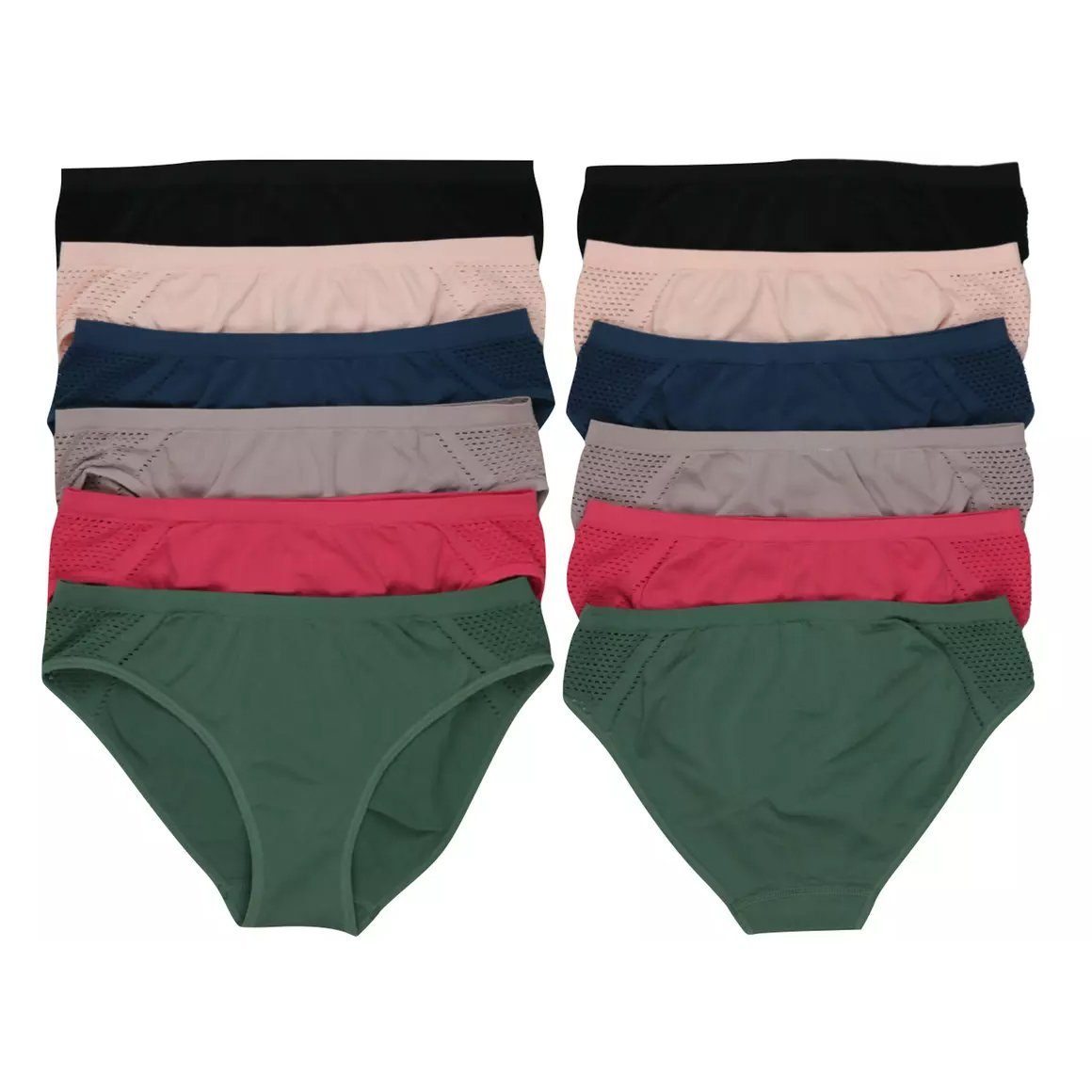 6-Pack: Women's Seamless Stretch Panties