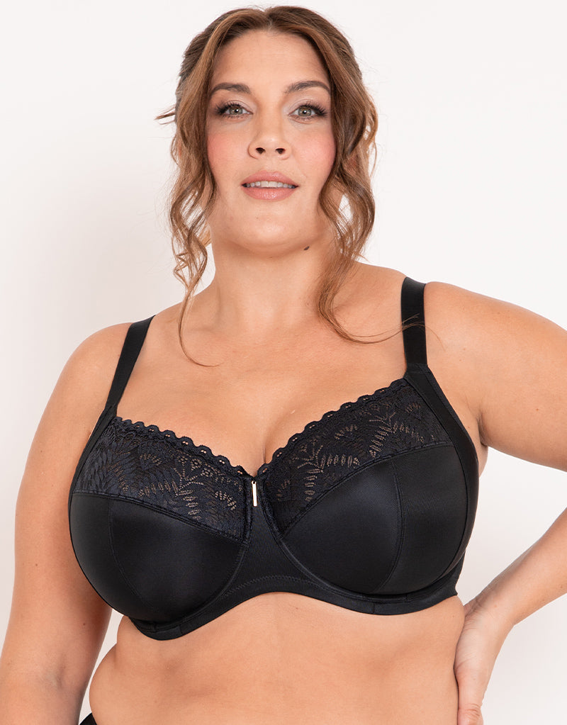Adella Athena Full Cup Side Support Bra Black