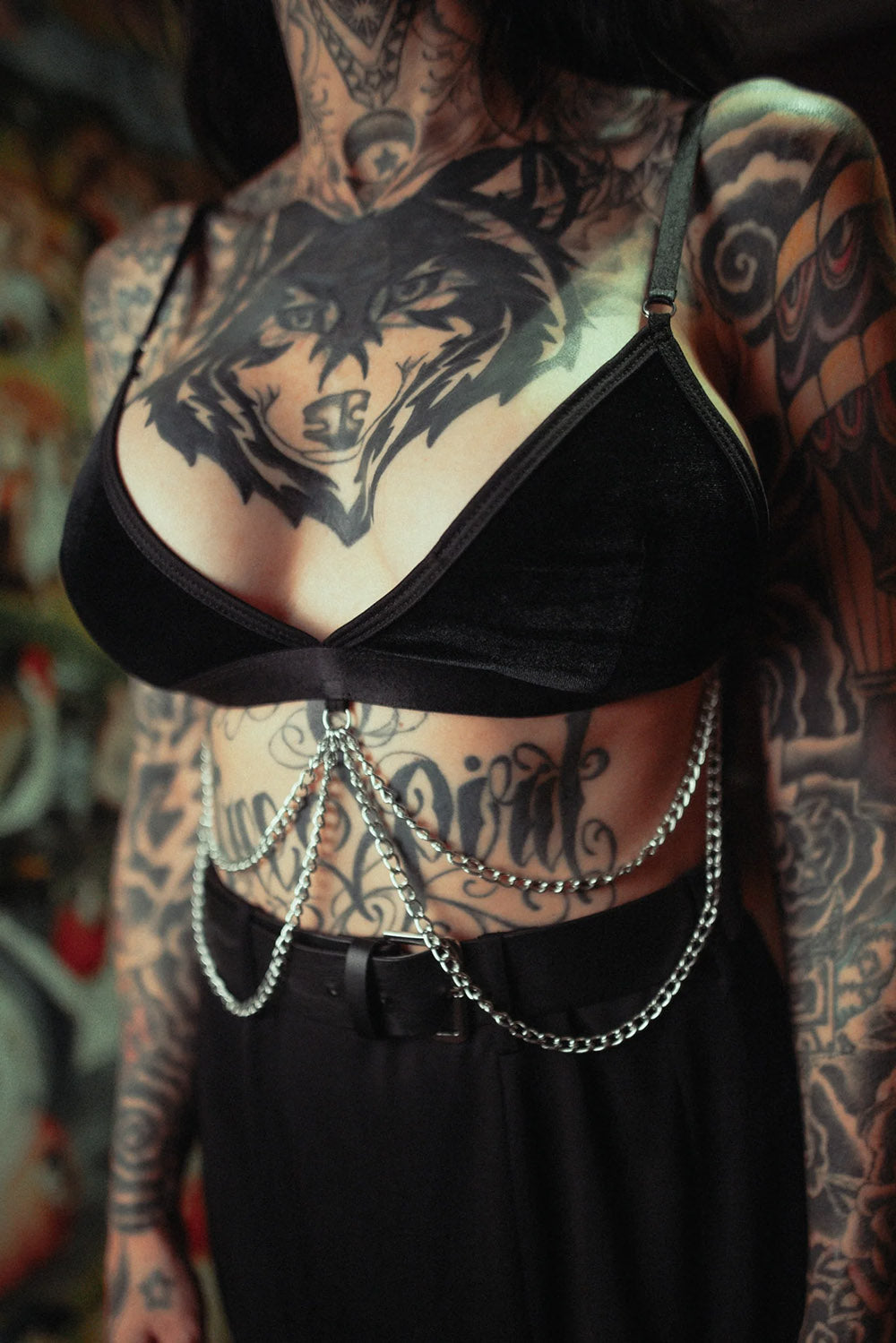 Sisters Of Shadow Bralette [Onyx]