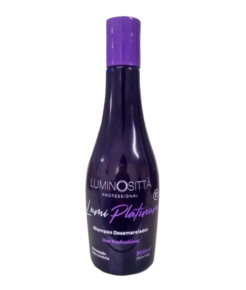 Shampoo Desamarelator Lumi Platinum 300ml Luminosittà - Luminositta