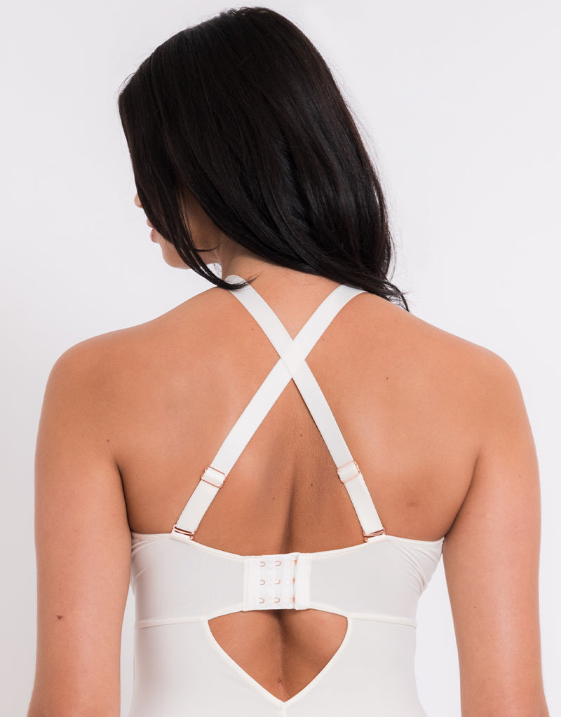 Scantilly Indulgence Stretch Lace Body Ivory