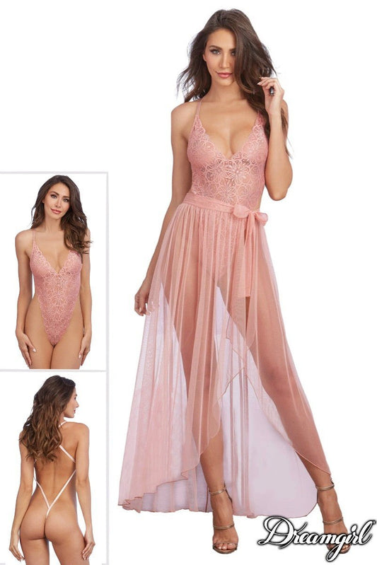 Teddy and Skirt Set Pink