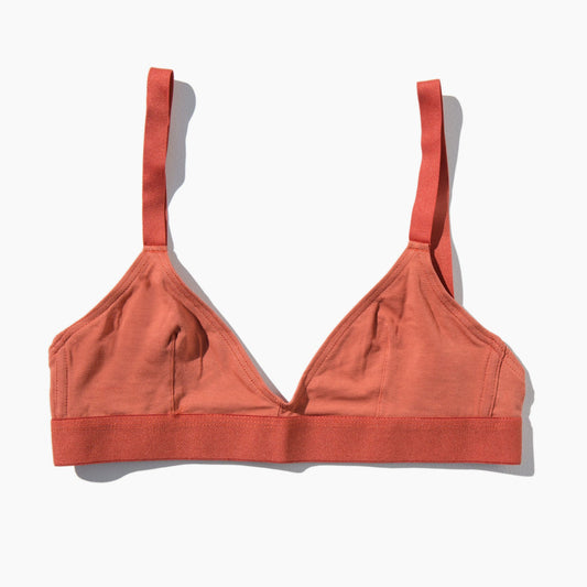 The Nude Label Rust Basic Bra
