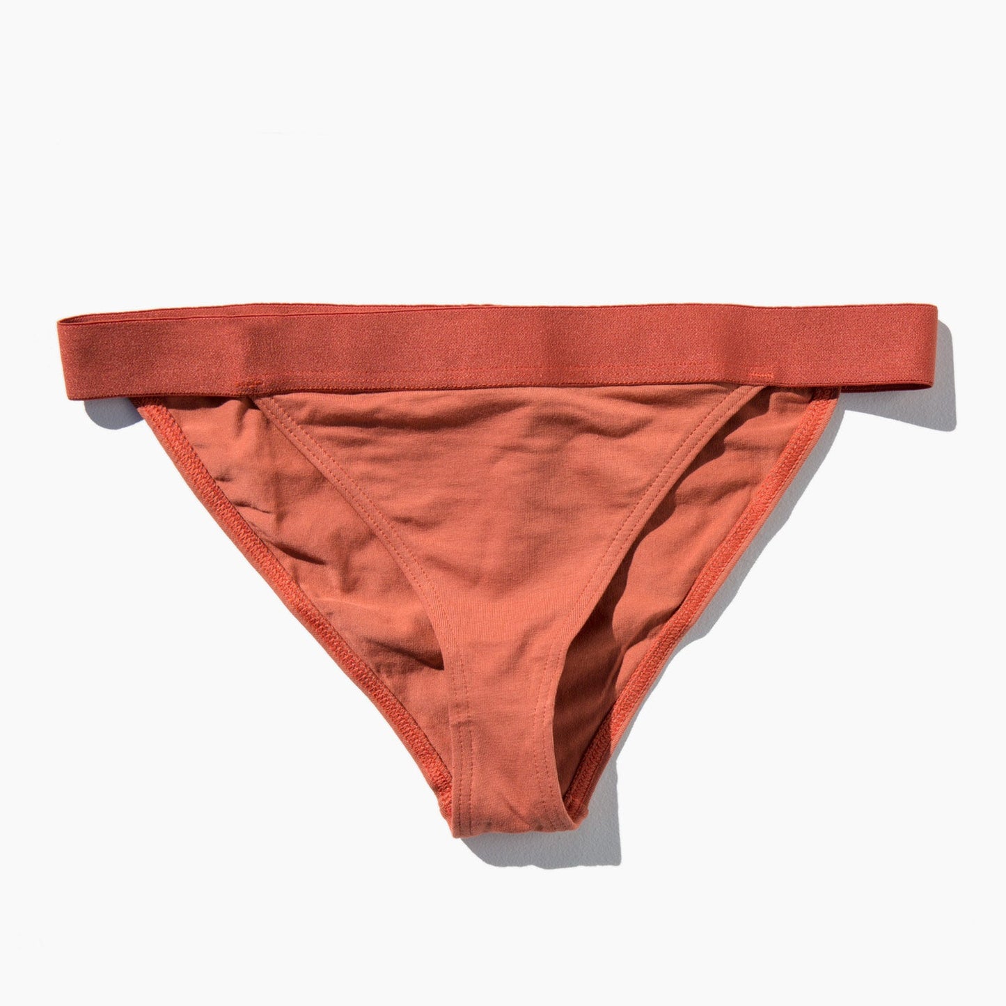 The Nude Label Rust Triangle Brief