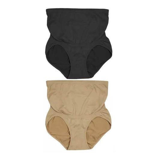 ToBeInStyle Women's High Over The Bump Maternity Briefs Underwear Women's Clothing 2-Pack - DailySale