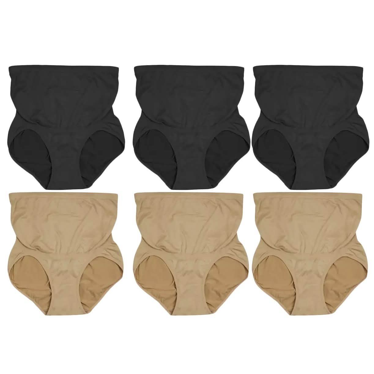 ToBeInStyle Women's High Over The Bump Maternity Briefs Underwear Women's Clothing 6-Pack - DailySale