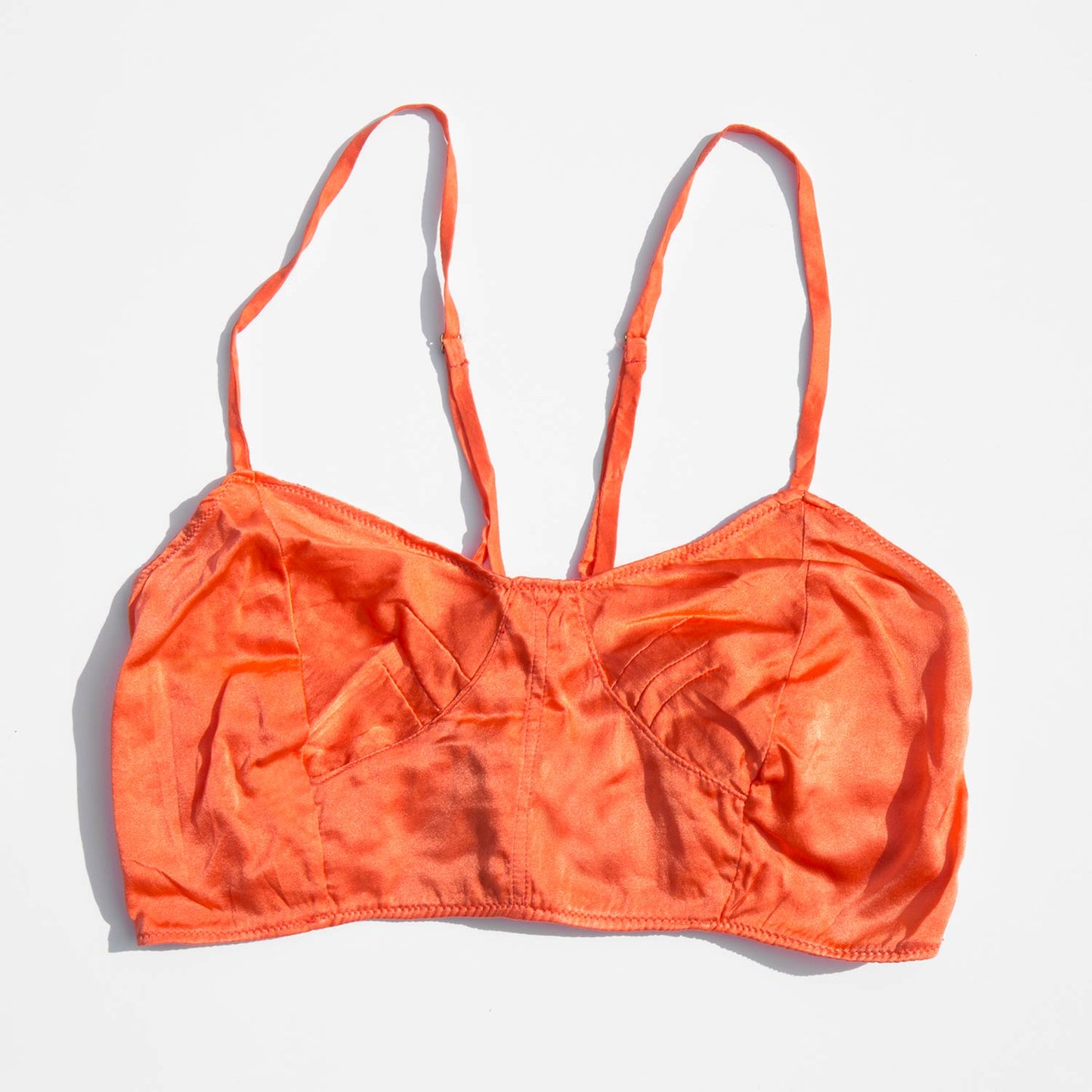 Vivien Ramsay Scarlet Silk Corset Bra