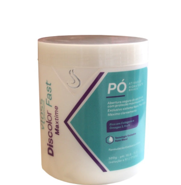 White Discolor Fast Nano Bleaching Powder Shine Treament 500g - Vloss