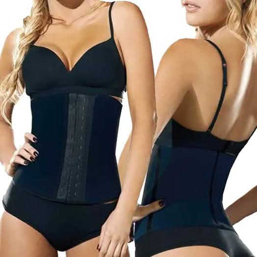 Women's Waist-Trainer Hourglass Slimming Corset Women's Clothing Black S - DailySale