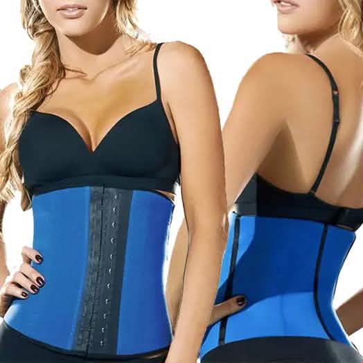 Women's Waist-Trainer Hourglass Slimming Corset Women's Clothing Blue S - DailySale